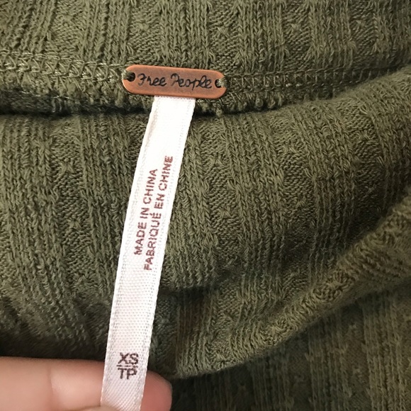 Free People Mixed Up Cuff Ribbed Thermal - Picture 6 of 8